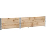  Vrtni sadilica bijeli 120 x 80 cm od masivne borovine | Eponuda.com
