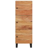  Visoka komoda s 3 vrata 40x33x110 cm od drva bagrema i željeza | Eponuda.com