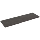 Stolna Mizna plošča temno siva 180x60x4 cm obdelana trdna hrastovina, (20979337) | Shoptok.si