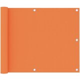 vidaXL Balkonsko platno oranžno 75x500 cm oksford blago, (20692808) | Shoptok.si