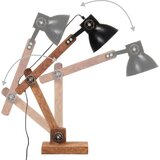  Stolna svjetiljka crna okrugla 58 x 18 x 90 cm E27 | shoptok.hr