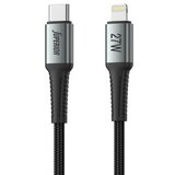 Superior Usb data kabal su-k109 pleteni 27w 3a type-c na lightning 2m crni ( U2145 ) Cene