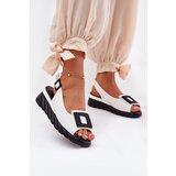 ARTIKER Leather Women's Wedge Sandals with Decoration | Shoptok.si