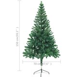  Umjetno božićno drvce LED sa setom kuglica 150 cm 380 grana | shoptok.hr