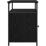  Noćni ormar s ladicama 2 pcs Crni hrast Konstruirano drvo | shoptok.hr