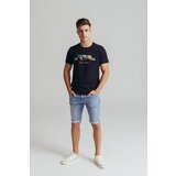 Legendww muška crna majica sa printom silent horizon 6436-9381-05 | ePonuda.com
