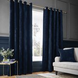 Hyperion Temno modre izolacijske zavese iz šenilje v kompletu 2 ks 168x229 cm Selene Luxury Chenille – | Shoptok.si