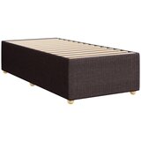 vidaXL Posteljni okvir temno rjav 90x200 cm blago, (21292172) | Shoptok.si