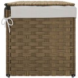  Košara za rublje s poklopcem 55,5 x 35 x 34 cm od poliratana | shoptok.hr