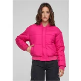 Urban Classics Women's Puffer Blouson Pink Jacket