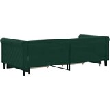  Dnevni krevet na razvlačenje tamnozeleni 90 x 200 cm baršunasti | shoptok.hr