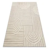Preproga BALANCE 1918 taupe - Geometrija, strukturna, glamour 160x220 cm, (5000175277)