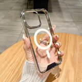 INF Elektronska magnetna torbica, odporna na udarce, za serijo iPhone 14 Silver iPhone 14 Plus, (21522088) Cene