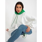 ex moda Sweatshirt-EM-BL-696.68-white-green | Shoptok.si