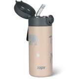 Zopa Thermo Bottle with Silicone Holder and Drinking Spout termovka s slamico Safari 350 ml | Shoptok.si