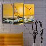 Wallity zidni sat 3PATCS-1, 66x45 cm, 3 dela Cene
