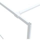Pregrada za tuš bela 100x195 cm prozorno ESG steklo, (21047703) | Shoptok.si