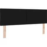  LED glava kreveta Crna 144 cm tkanina | shoptok.hr