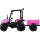 Veliki Velik traktor s prikolico 4x4 – roza | Shoptok.si