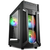 Sharkoon Kućište gaming, VG6-W RGB, ATX, ventilator 3×120 mm LED, 2xUSB3, Window | Eponuda.ba