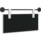  Držeće uzglavlje Zidne Prugasti Bijeli 100 x 55 x 5 cm tkanina - Bijeli 90 cm bez LED | shoptok.hr