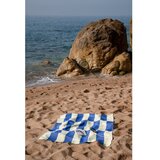 noo.ma Svijetlo žuti/plavi pamučan ručnik za plažu 100x160 cm Su – | shoptok.hr