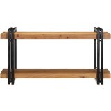 vidaXL Stenska polica 90x33x45 cm Masivni les Akacija | Shoptok.si