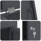  Sandučić za pakete Antracit 44,5 x 29 x 110,5 cm Čelik | shoptok.hr