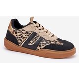 Boto Women's Sneakers From Eco Leather Leopard Black Satylies | Shoptok.si