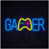 Manta LED svjetleća oznaka GAMER, 35x11.8cm, plexi, multicolor SNL62MT | shoptok.hr
