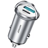 Joyroom mini dual port USB Type C / USB 20 W 5A punjač za automobil Power Delivery Quick Charge 3.0 AFC SCP | shoptok.hr