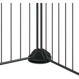  Kavez za ljubimce s 20 panela i vratima crni 35 x 35 cm čelični | Eponuda.com