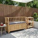  Klupa za vrtno skladištenje 110 x 47 x 80 cm Bambus Prirodna | shoptok.hr