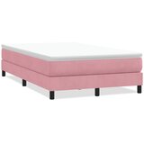 Box Spring krevet bez madracem ružičasti 120x220 cm samt | Eponuda.ba