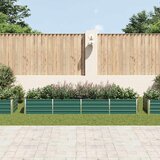  Vrtna sadilica od pocinčanog čelika 320 x 80 x 45 cm zelena | Eponuda.com