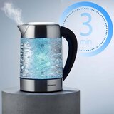 Berdsen električno stakleno kuhalo za vodu s regulacijom temperature 1,7 l, 2200 W | shoptok.hr