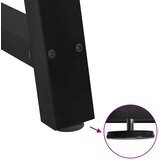  Noge za blagovaonski stol A-oblika 2 kom Crne 50 x (72-73) cm Čelik | shoptok.hr