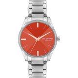 Lee Cooper Muški ručni sat, Kvarcni mehanizam, 44mm, Crveno kućište, Srebrne boje, LC07808.340 | Eponuda.com