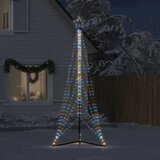 vidaXL LED božićno drvce 525 LED šarenih 302 cm | shoptok.hr