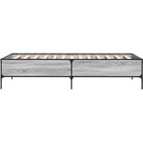 Okvir za krevet boja hrasta 100x200cm konstruirano drvo i metal | shoptok.hr