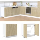 vidaXL Spodnja omarica sonoma hrast 80x46x81,5 cm inženirski les Cene