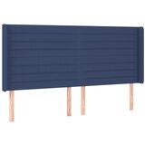 Maison Chic vzglavna omarica - nočna omarica - posteljna omarica z ušesi modro 203x16x118/128 cm blago, (21711901) Cene