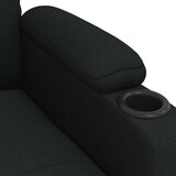  Naslonjač od tkanine crni | shoptok.hr