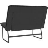  Klupa crna 100 x 75 x 76 cm od umjetne kože | Eponuda.com