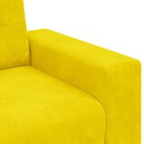  Set sofe 3 pcs Žuta 221 x 80 x 80 cm Baršun | shoptok.hr