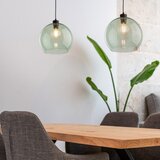  Luster na lanku CUBUS 1xE27/15W/230V crna/zadimljena zelena | Eponuda.com