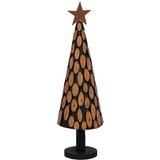 vidaXL Božično drevo z stojalom Rjava 150 cm Trdna tikovina | Shoptok.si