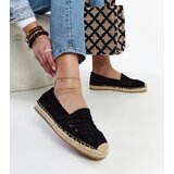 Gemre Black Lace Espadrilles Gordana | shoptok.hr