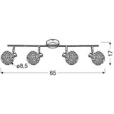 Lesnina XXXL REFLEKTOR Collar 65/8.5/17 cm | Shoptok.si