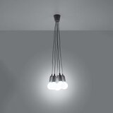  Obesna svetilka DIEGO 5 siva, (21347695) | Shoptok.si